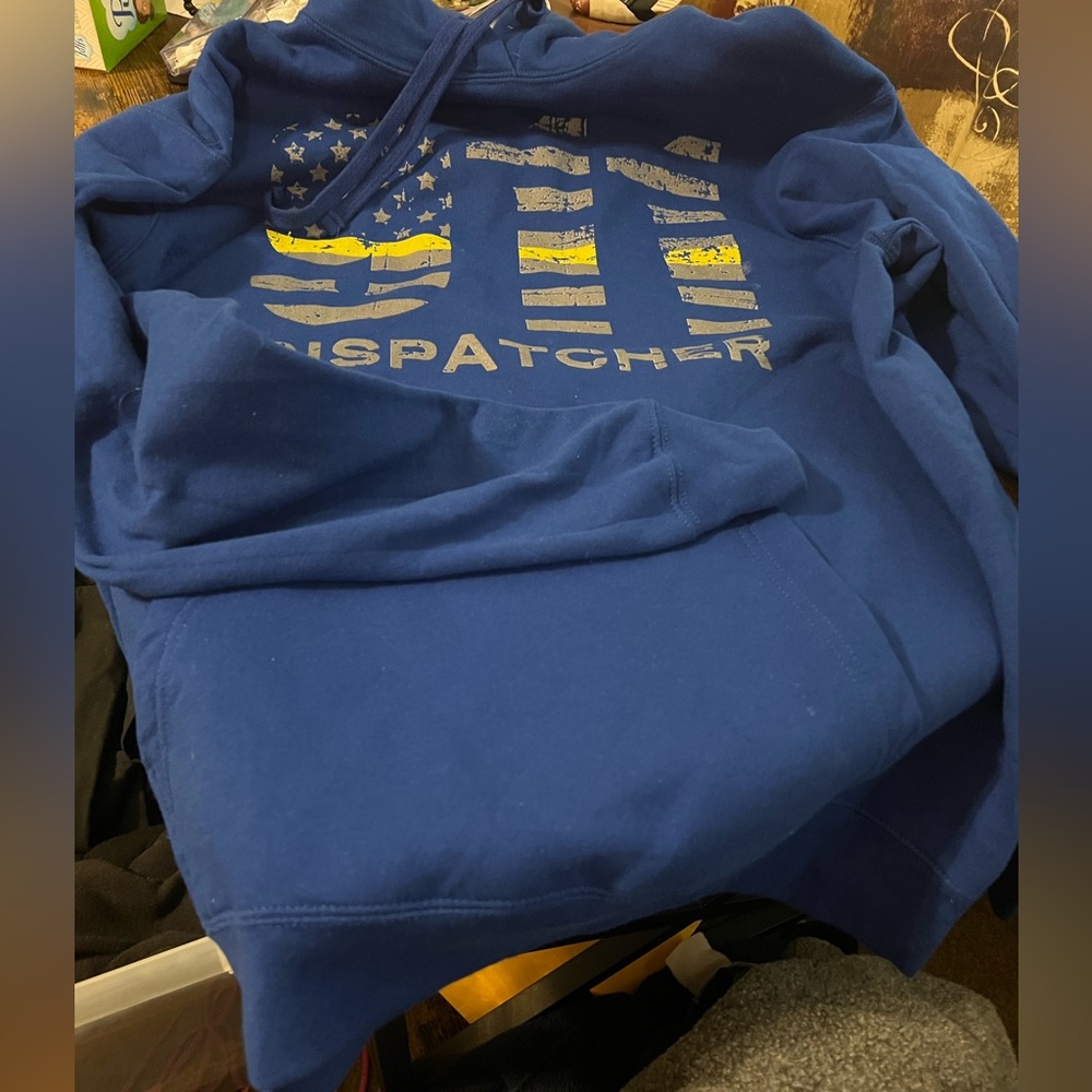 Blue 911 Dispatcher Hoodie